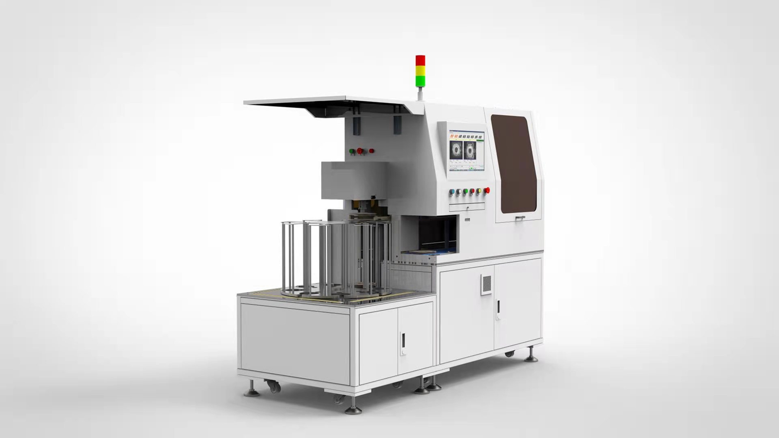 7英寸料盤(pán)自動(dòng)貼標(biāo)機(jī)